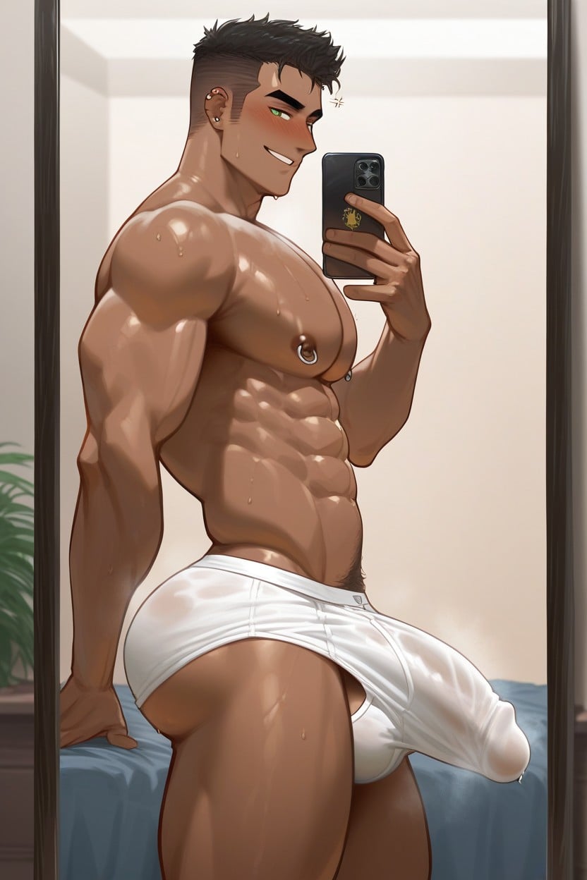 阴茎隆起, No Pants, High Detailed AI同性恋黄片
