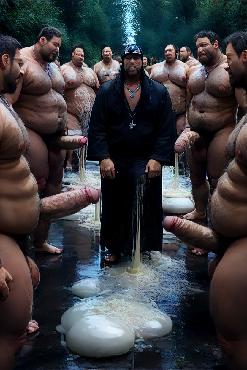 Piles Of Cum, Pouring Out A Condom Full Of Cum On Head, Italian ゲイAIポルノ