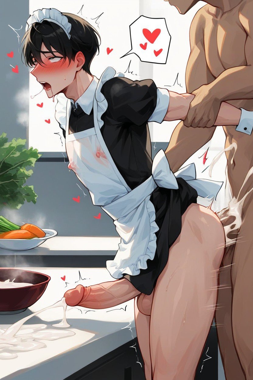 Shaking, Spoken Hearts, Soaked AI Gay Porn