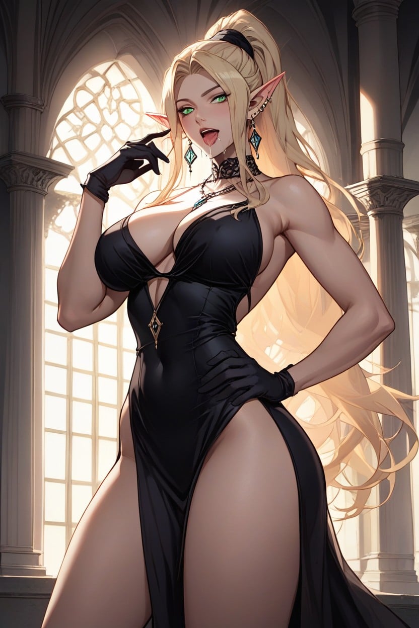 Long Hair, Waist, Looking At Viewer AI Porn