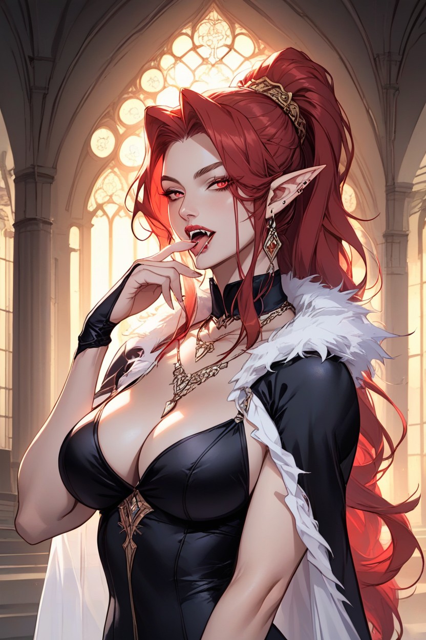 Palace, Large Ass, Red Hair AI Porn