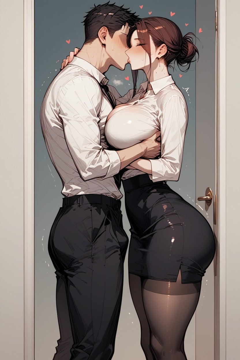 Japanese Sound Effects, Skinny, Bare Midriff Hentai AI Porn