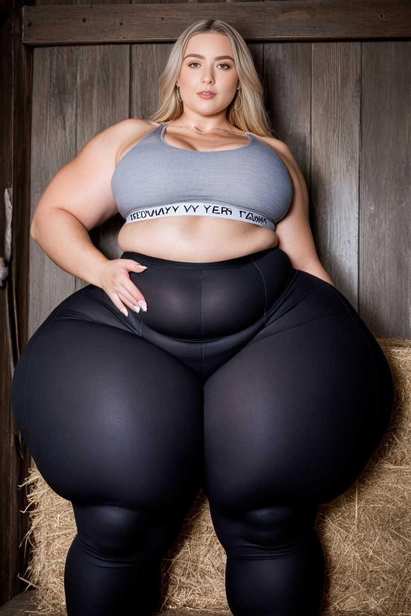 Tan, Extremely Large Ass, Fat Arms AI Porn