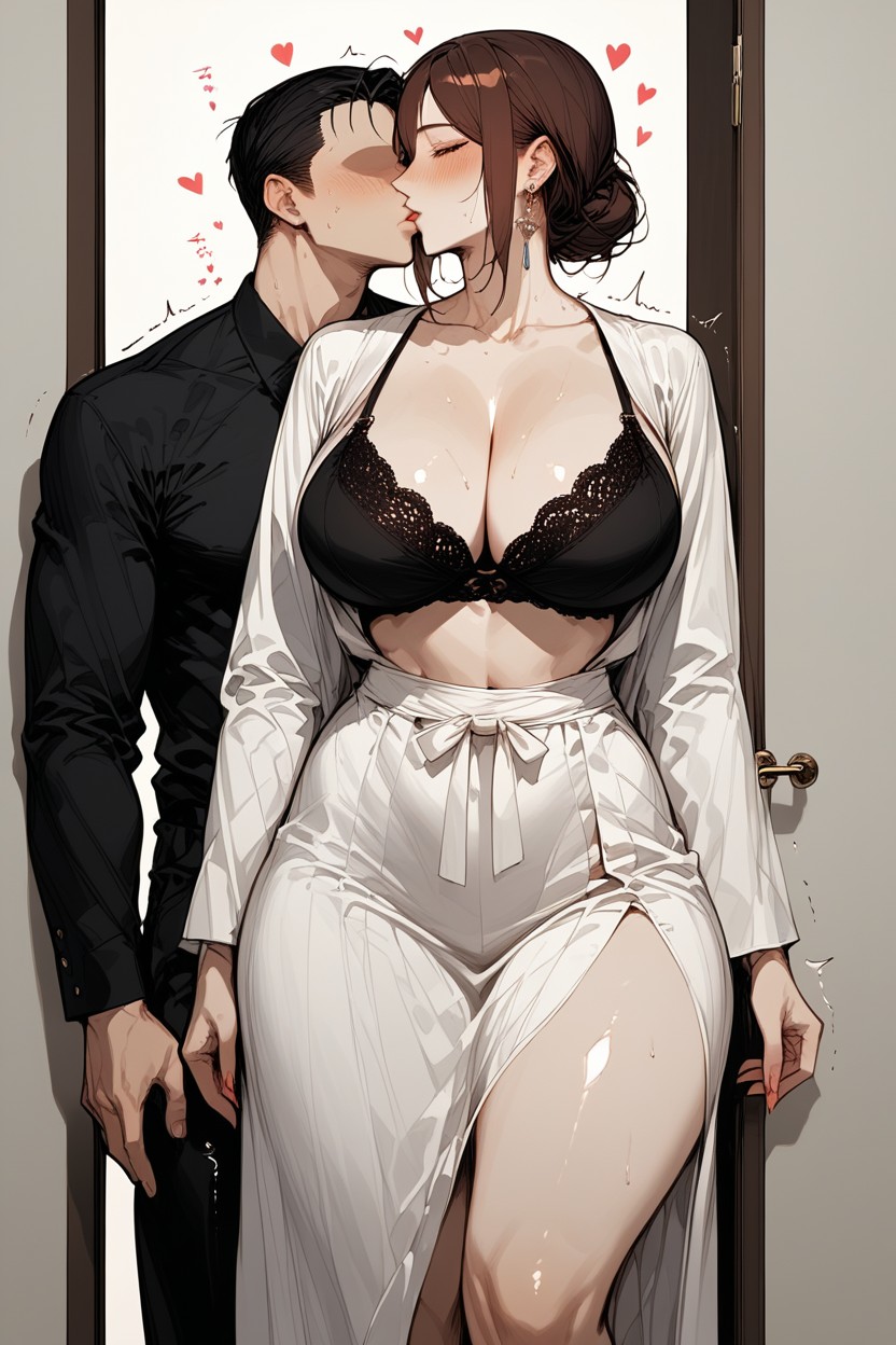 Bare Midriff, Beautiful Hair, Shaved Hentai AI Porn