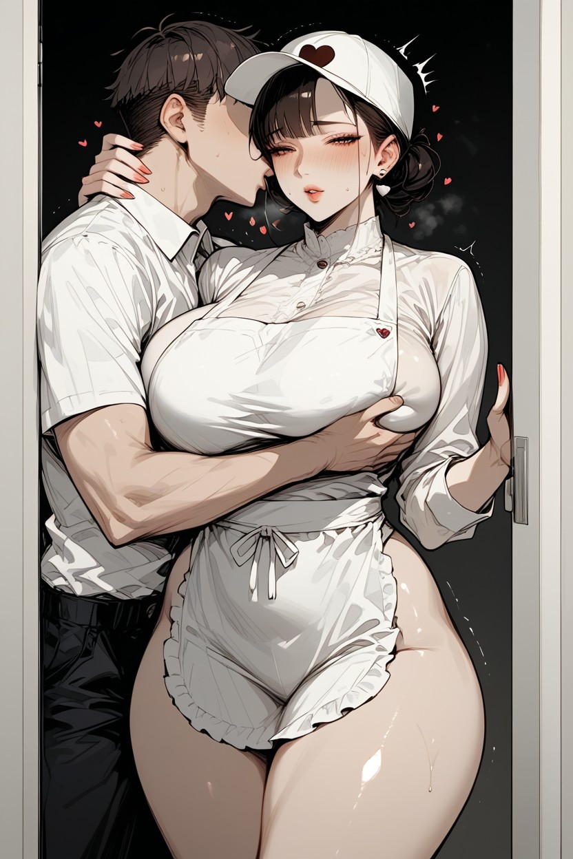 Ntr, Shivering, Bare Midriff Hentai AI Porn