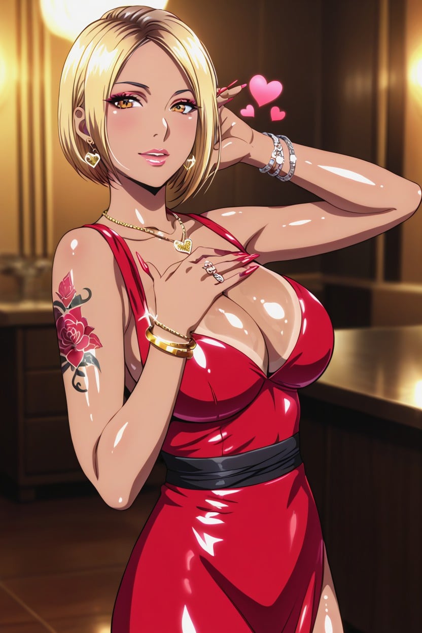Mature Woman, Long Nails, Insanely Detailed And Intricate Hentai AI Porn