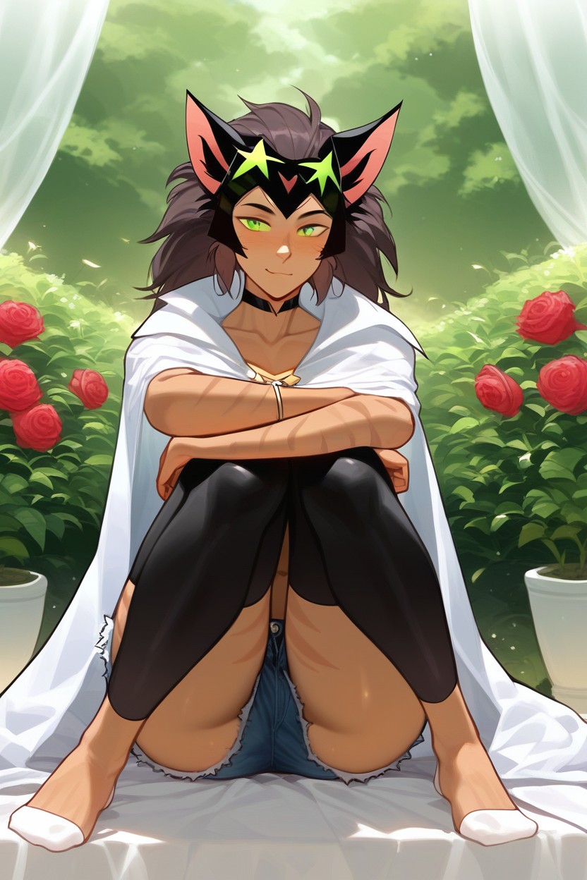 Proud Posture, Bodysuit, Gazebo Hentai AI Porn
