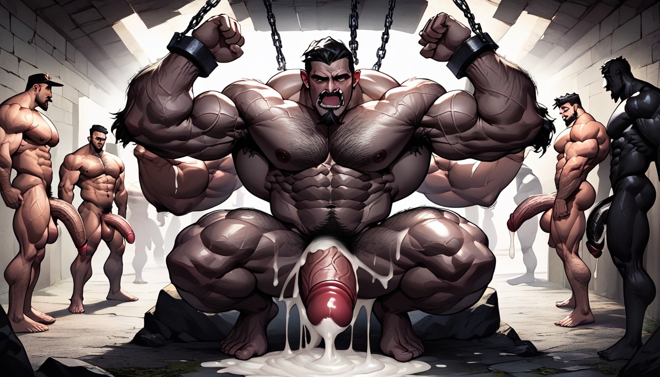 Body Frame, Gaping Anus, Hairy Chest AI Gay Porn