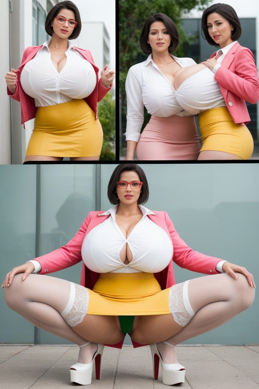 Tight Skirt, Very Suit Jacket, 50+ AI Porn