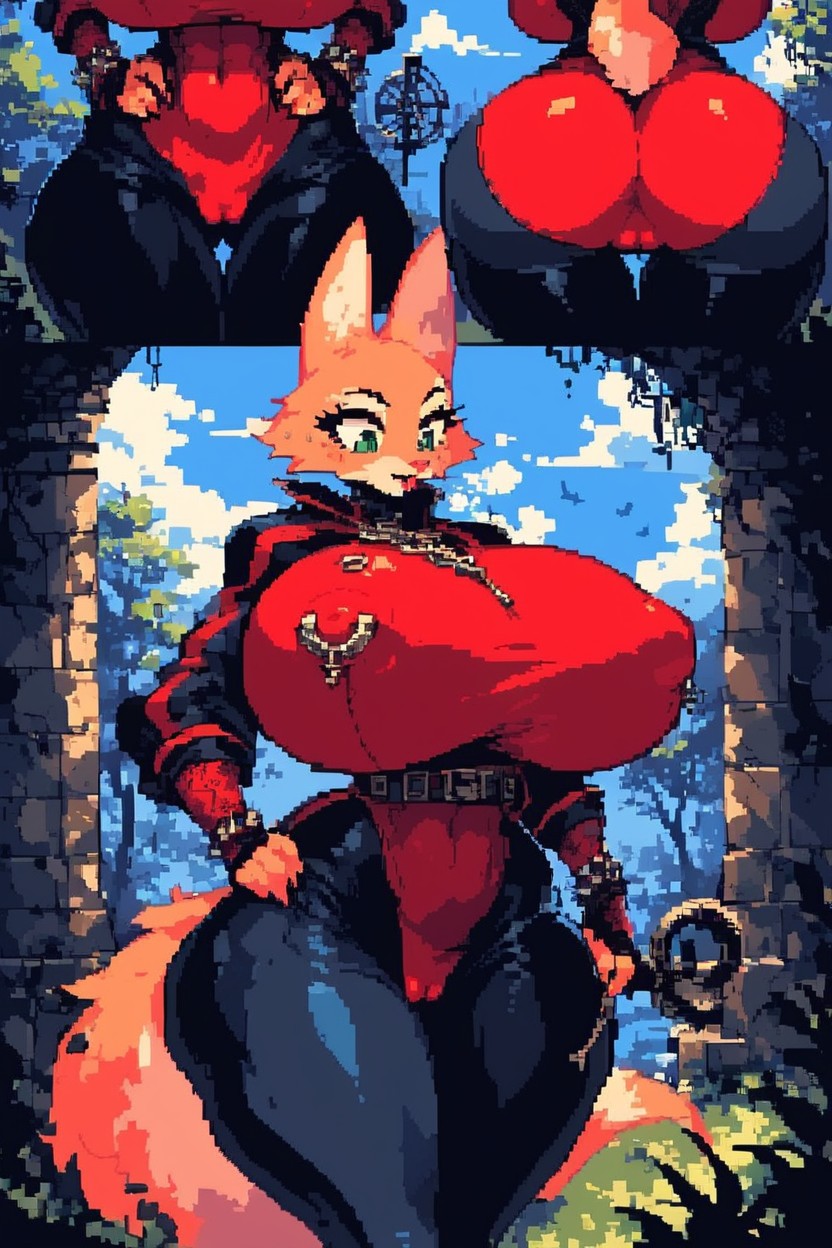Comic, Tattoos, Horny Furry AI Porn