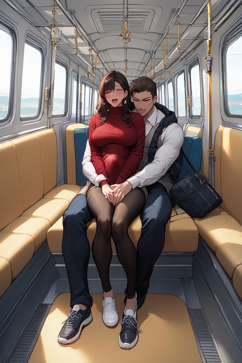Full Body, Leggings, Sweater AI Porn