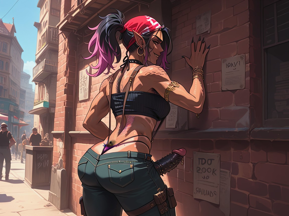 Crazy, Butt Hair, Bulge Hentai IA