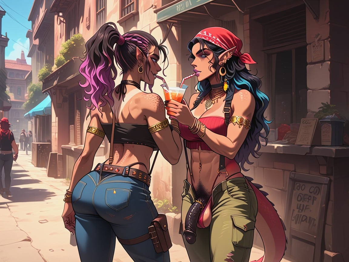 Drinking, Gypsy, Hairy Hentai AI Porn
