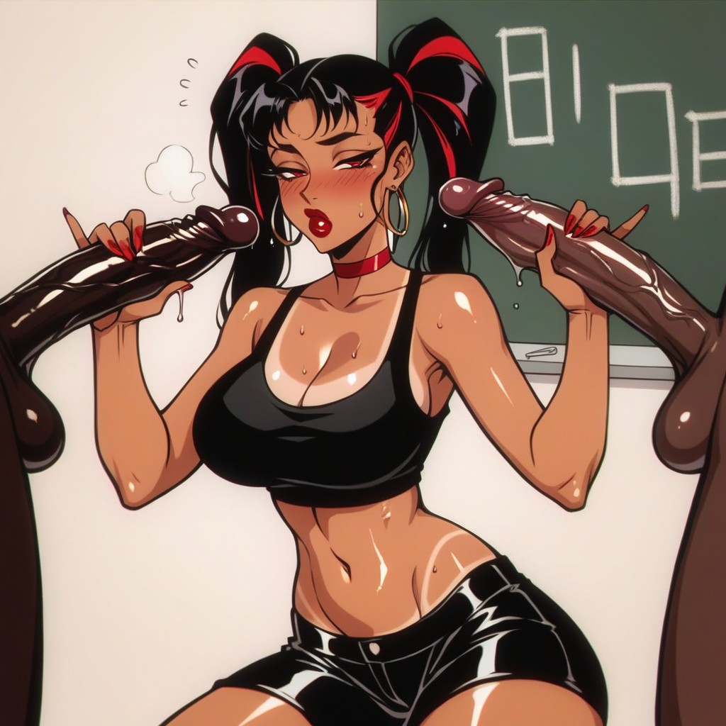 Suction Blowjob, Blush, 18+ Hentai AI Porn