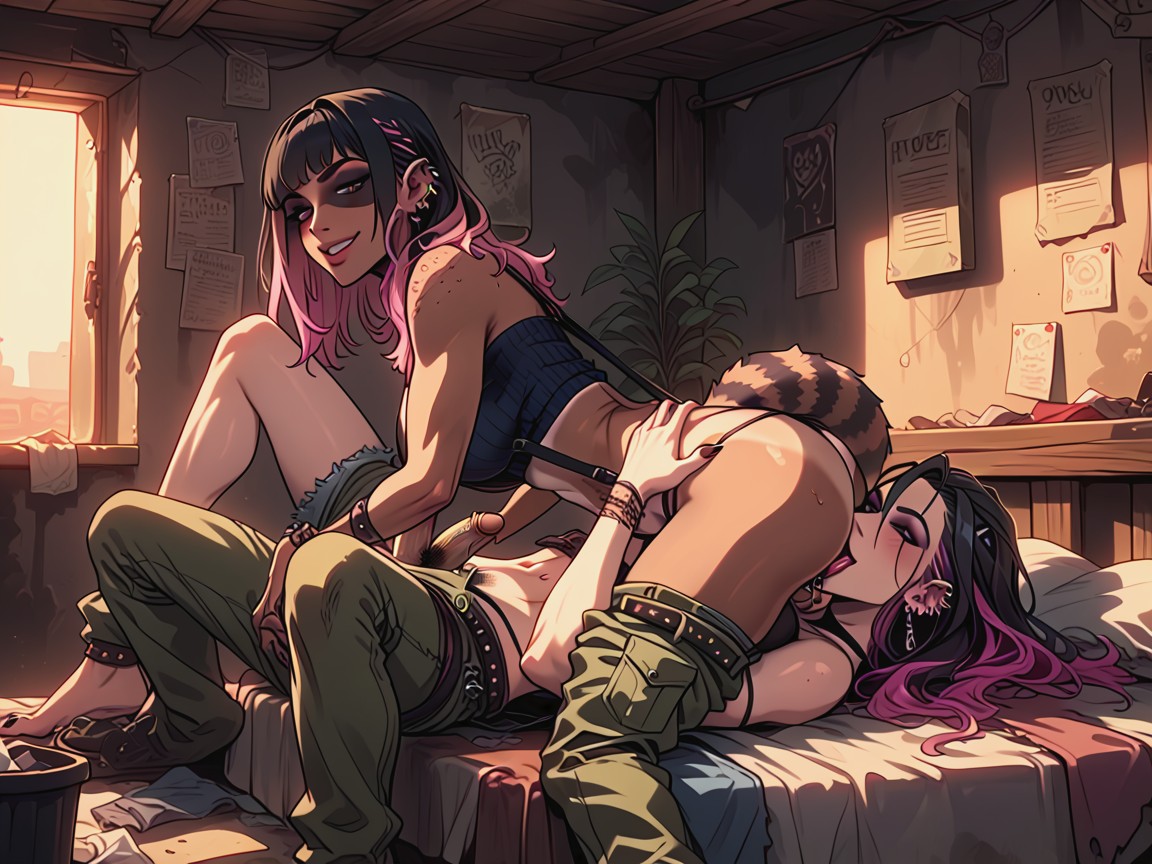 Chest Hair, Futanari, Hairy Ass Hentai AI Porn
