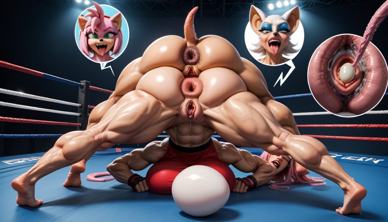 Slam, Hyper Pushing Egg Out Of Pussy, Birthing Huge Eggs AI Porn