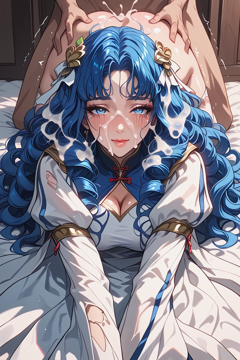 Binding, Curly Hair, Trembling From Orgasm Hentai IA