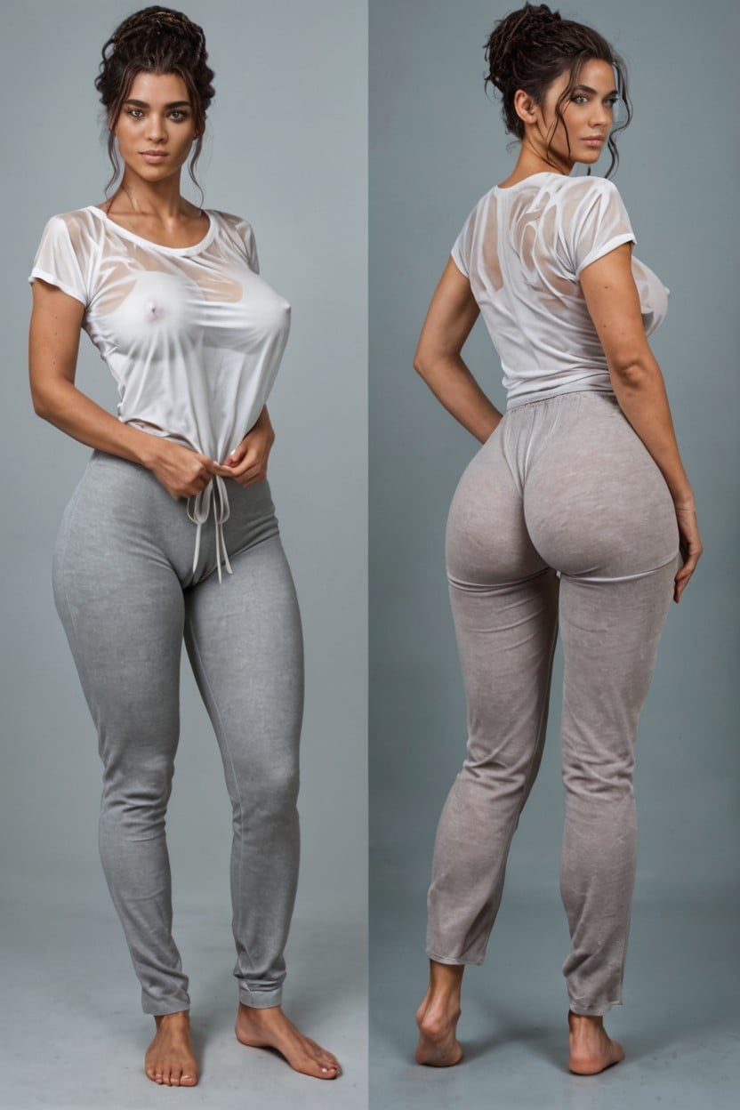 Skinny, Light Skin Indian, Pretty Face Indian AI Porn