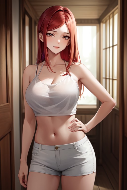 Mature Female, Detailed Eyes, Looking At Viewer Hentai IA