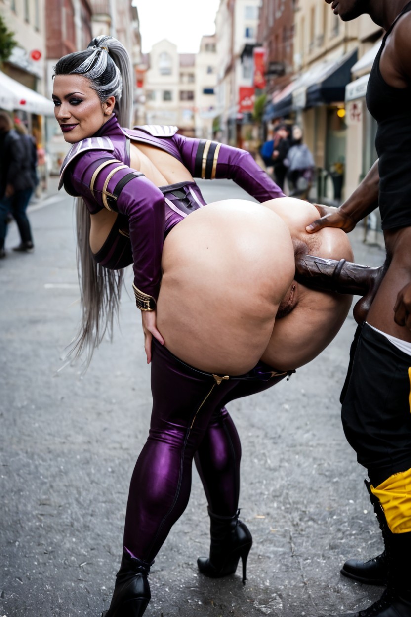 Writing On Ass, Smirk, Extreme Wide Wide Ass AI Porn