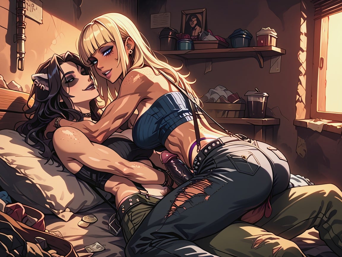 Bright And Colorful, Belts, Scales Hentai AI Porn