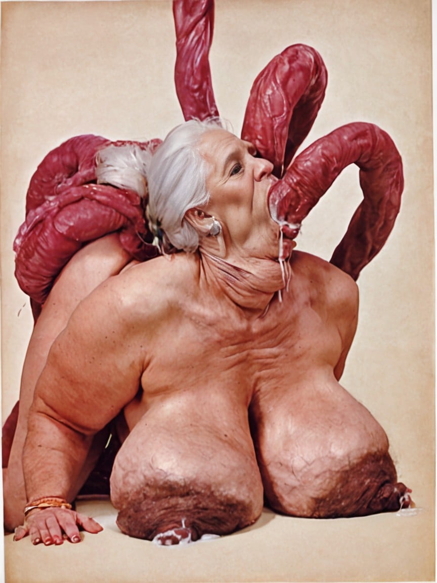 Tentacle, Long Boobs, Ugly AI Porn