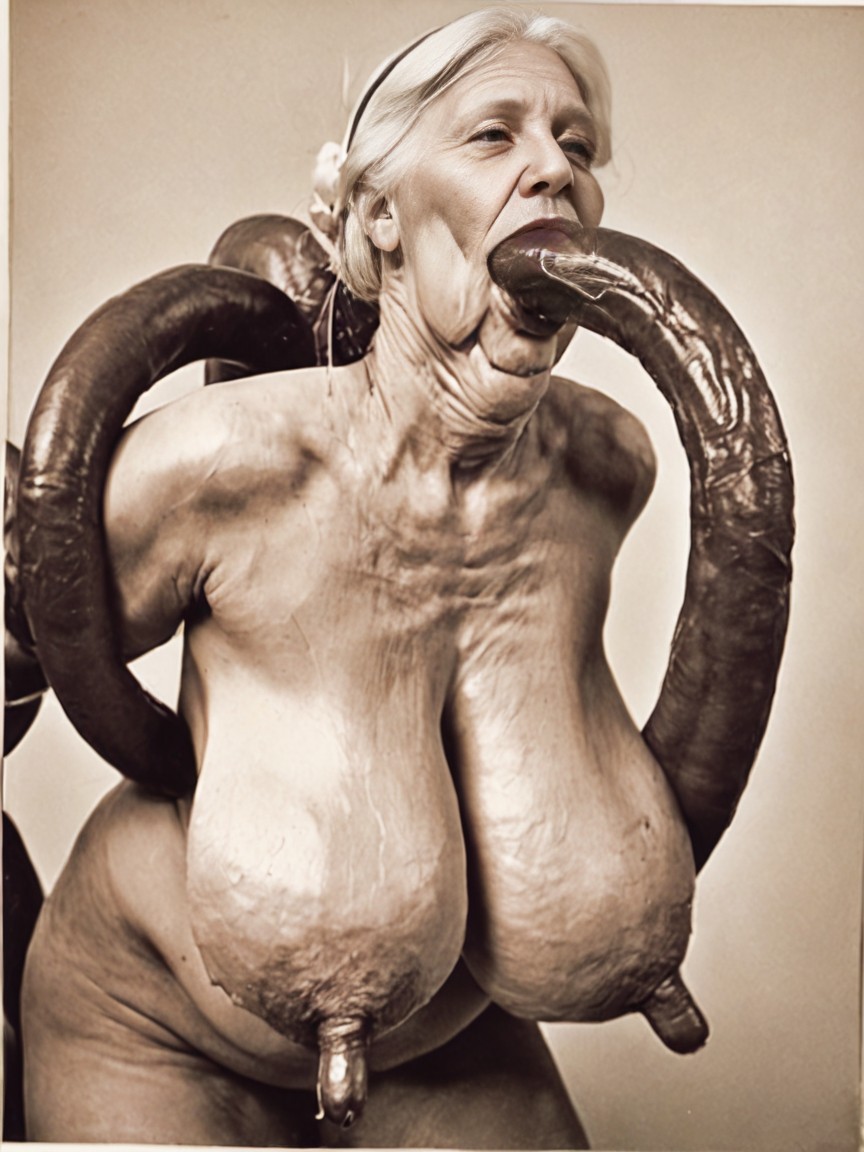 Tentacle, Extreme Hyper Massive Deepthroat, Peau Clair AI Porn