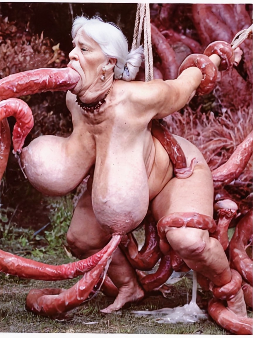 Bouncing Tits, Bondage, Saggy Long Tits Touch The Ground AI Porn