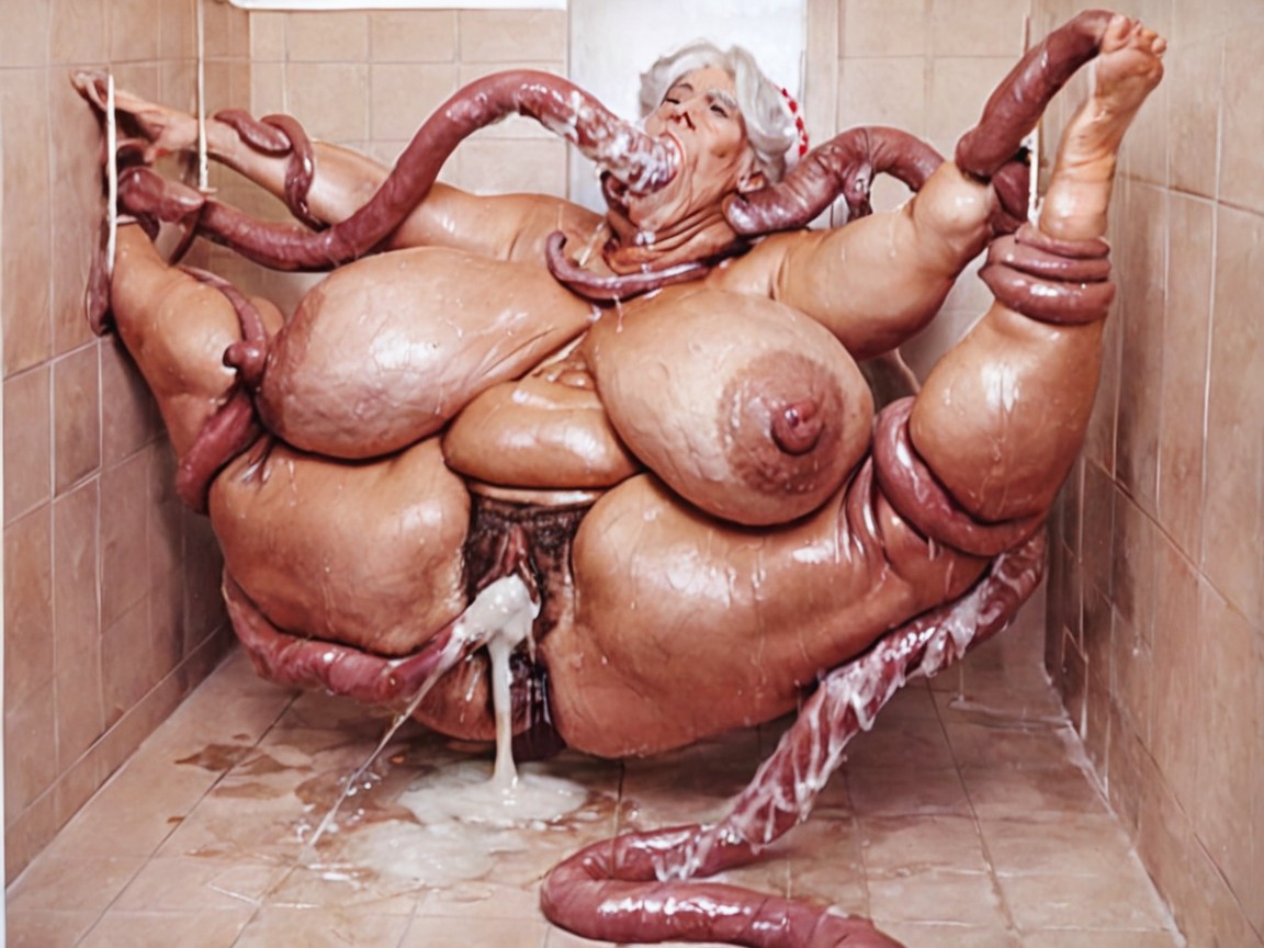 Granny, Big Tentacle, Heavy Tits AI Porn