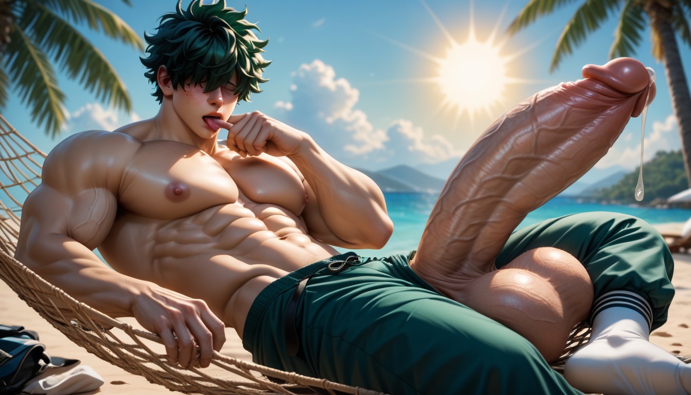Precum, 1人, フルボディ ゲイAIポルノ