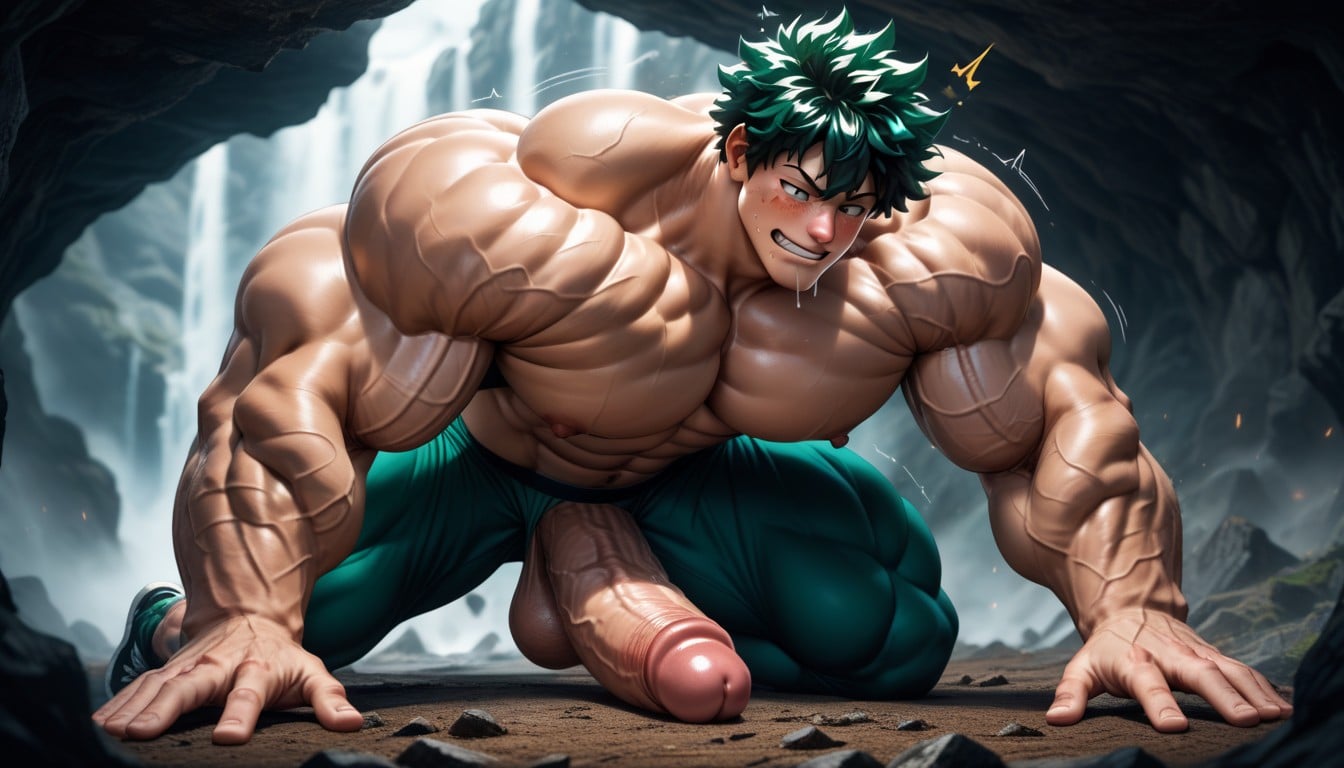Thick Pecs, Hyper Bodybuilder, Hyper Muscle ゲイAIポルノ