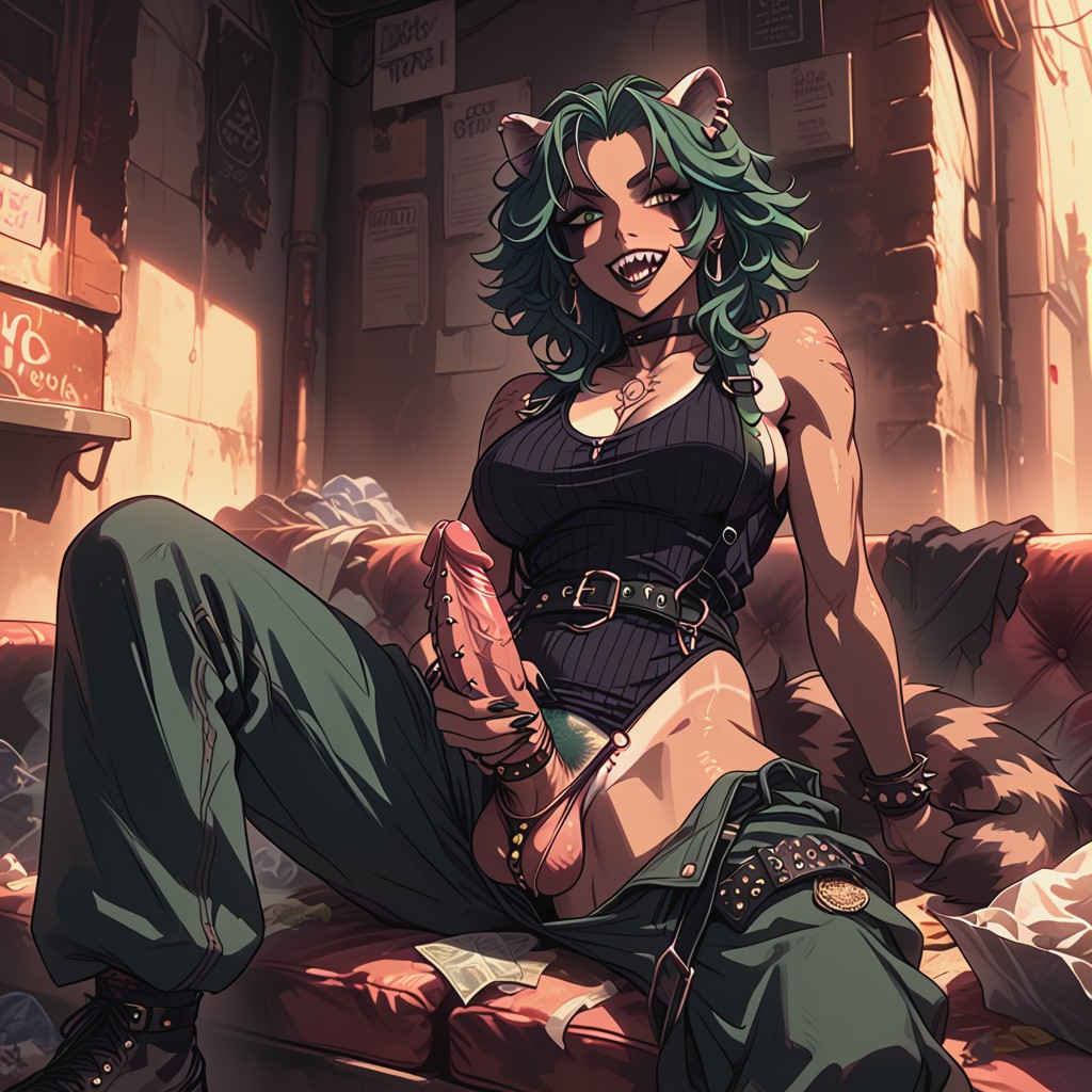 Pelo Verde, Scarred, Belts Hentai IA