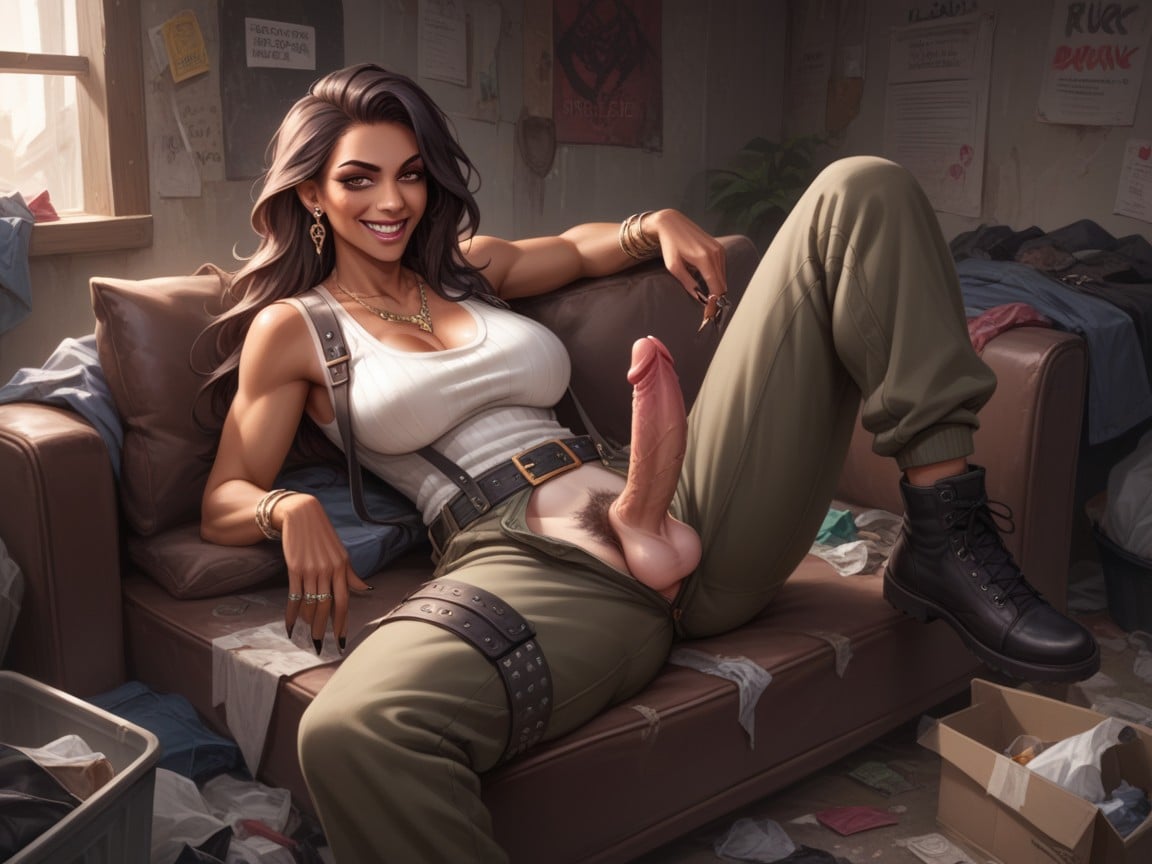Raccoon, Futanari, Cargo Pants Hentai AI Porn