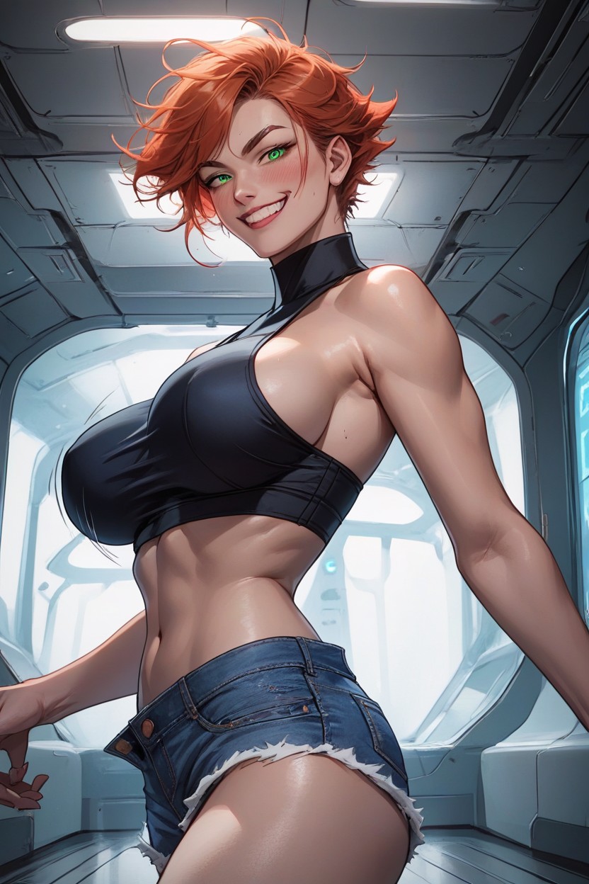 Bright Eyes, Bouncing Breasts, Horny Hentai AI Porn
