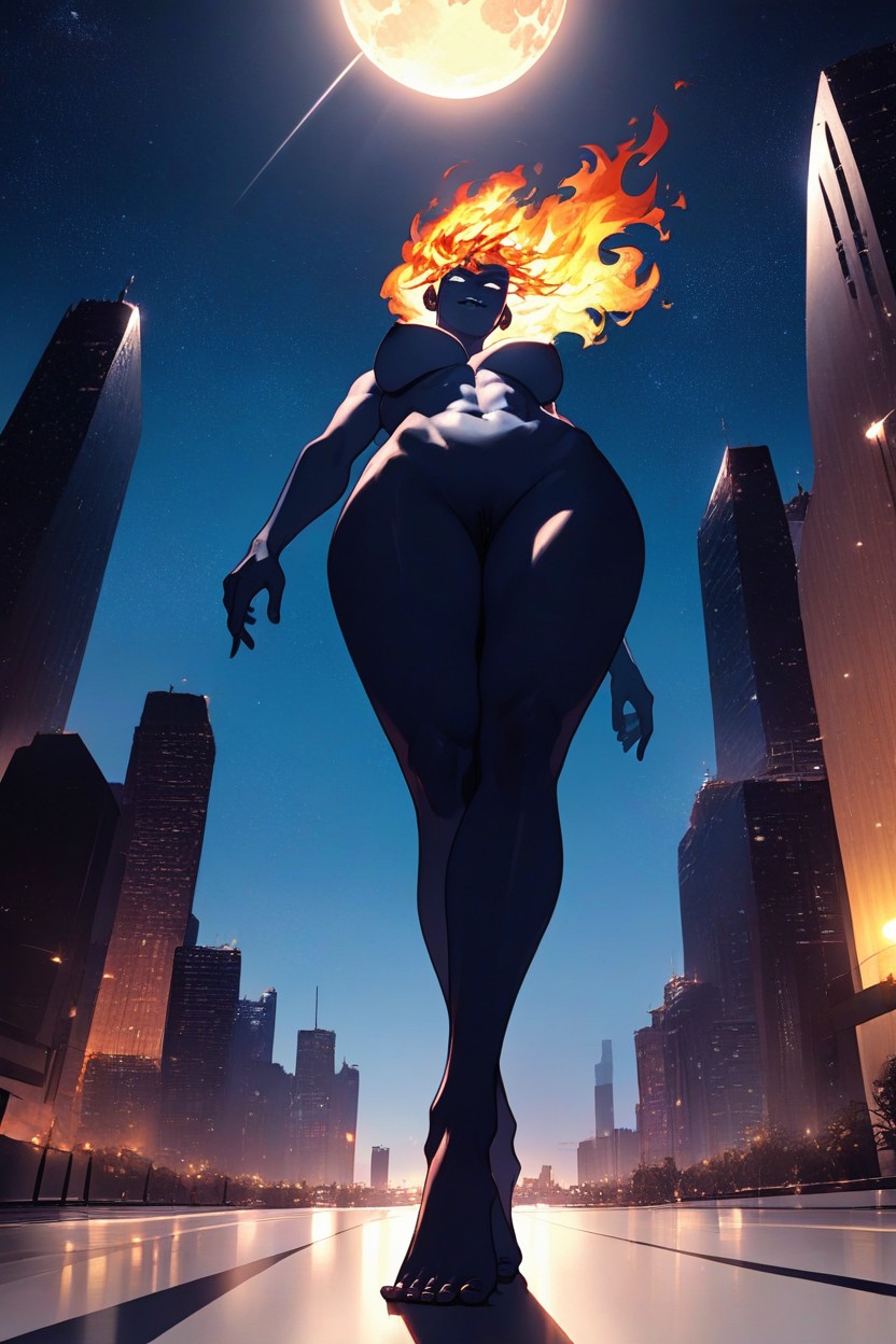 Fire Hair, Flaming Hair, New York Hentai IA