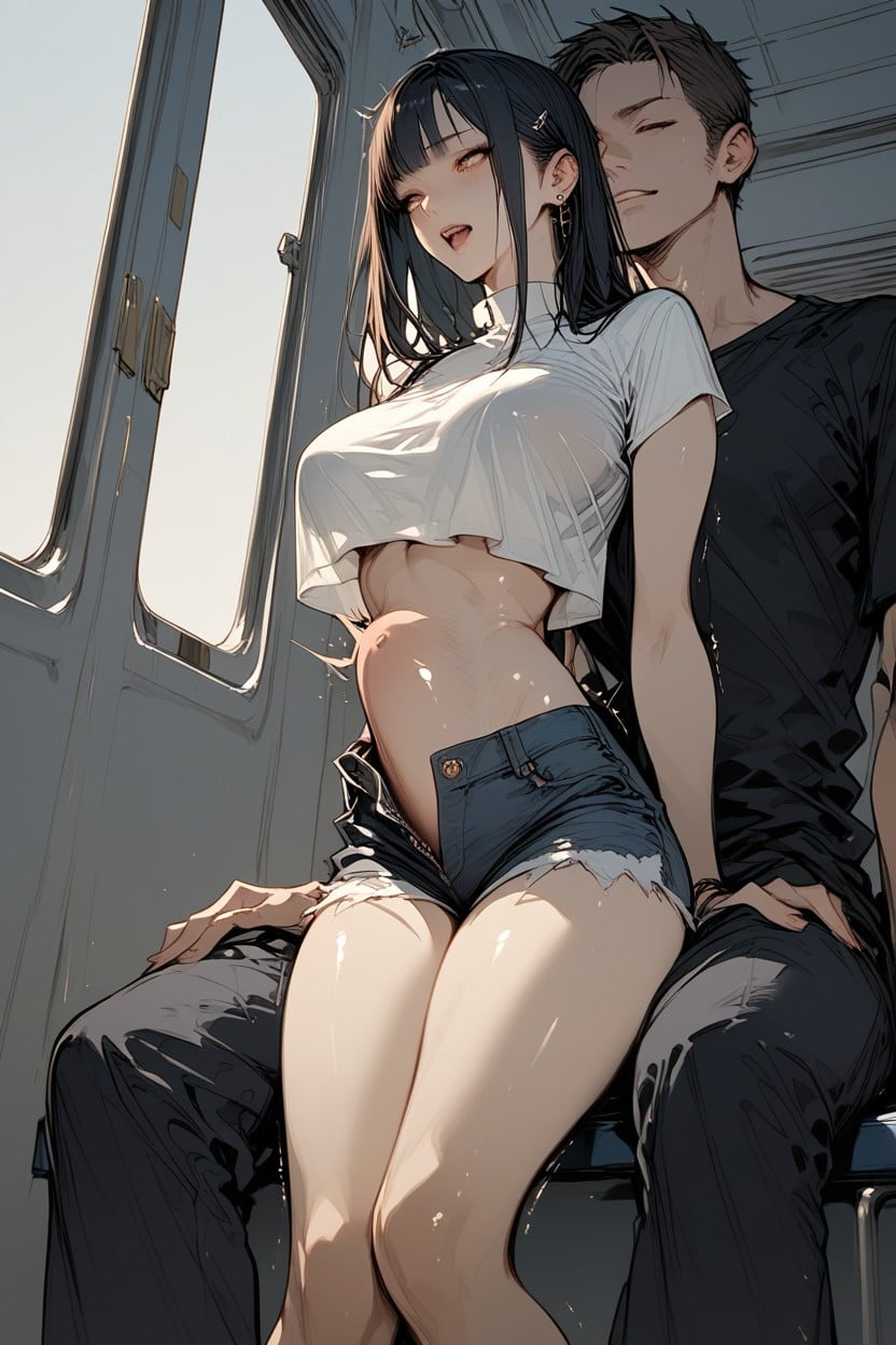 Too Big For Her, Shorts Unzipped, 18+ AI Porn