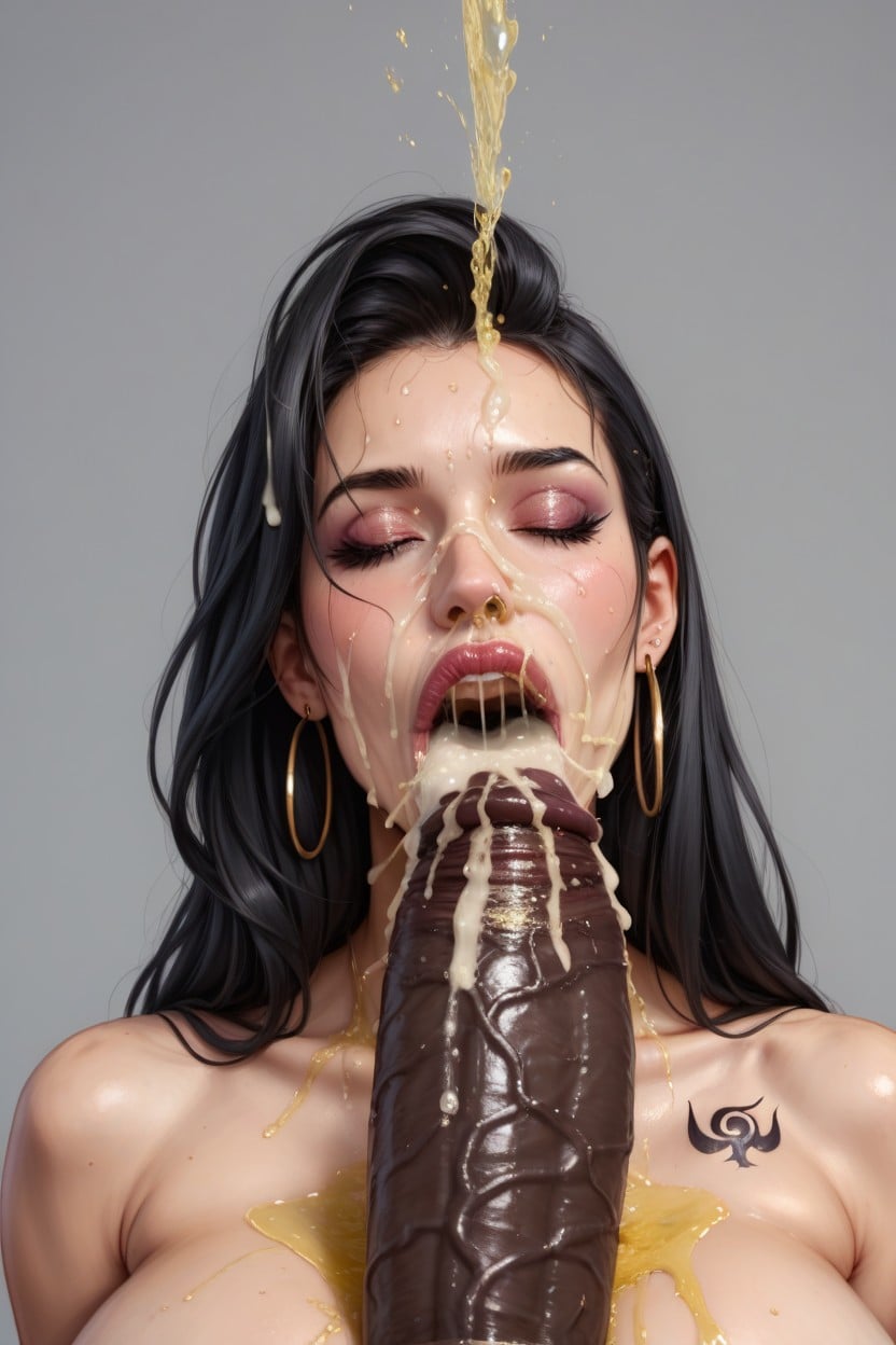 Yellow Piss, Waist Shot, Detailed Face MILF AI Porn