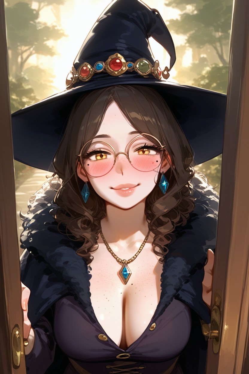 Lovely, Round Face, Tender Eyes BBW AI Porn