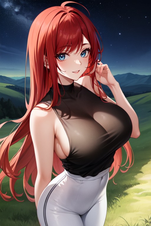 Huge Breasts, Bodycon, Standing Porno IA Hentai