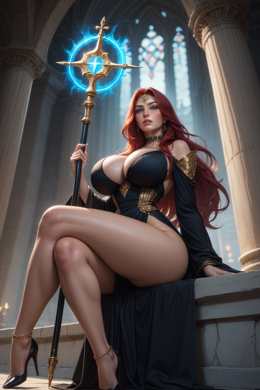 Firm Breasts, Large Breast, Thick Thighs AI Porn