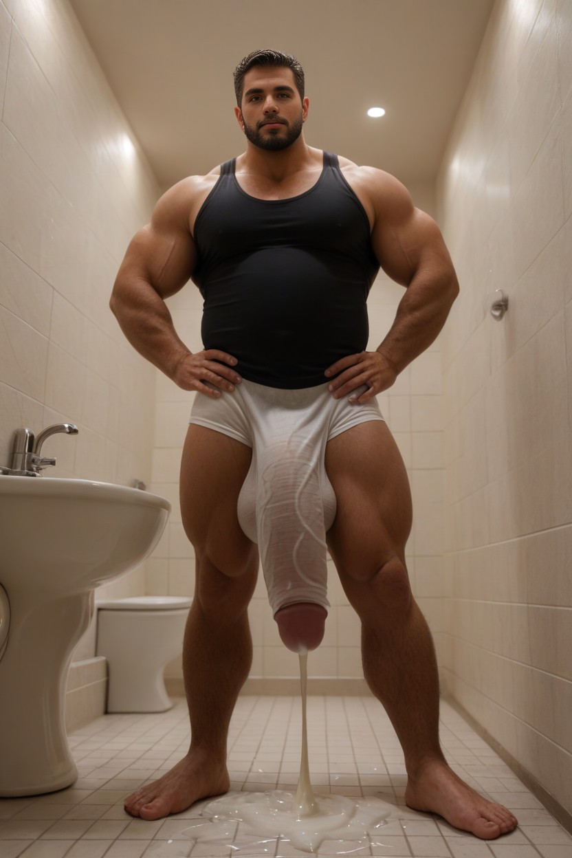 Sweaty, Cum Flooding Floor, Massive Balls AI同性戀黃片