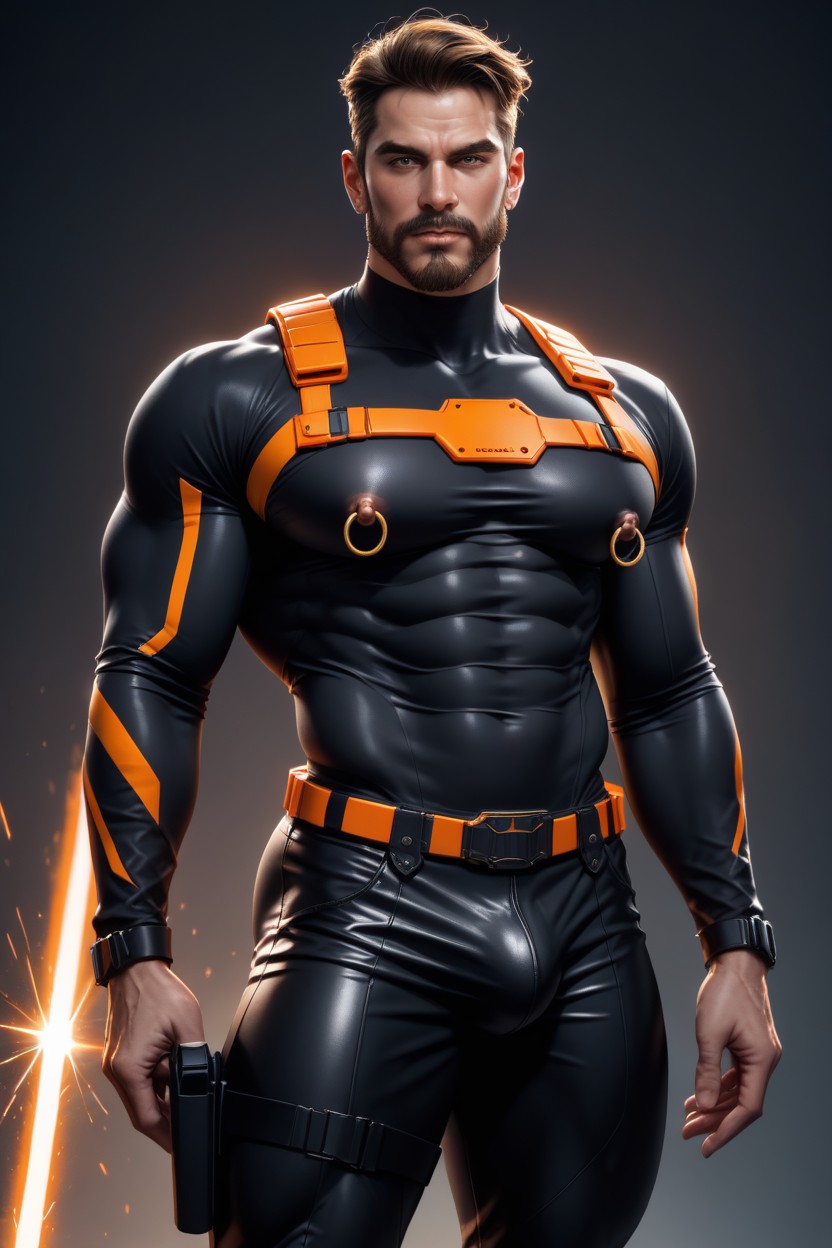 Beard, Absurd Res, Award Winning Photo AI Gay Porn