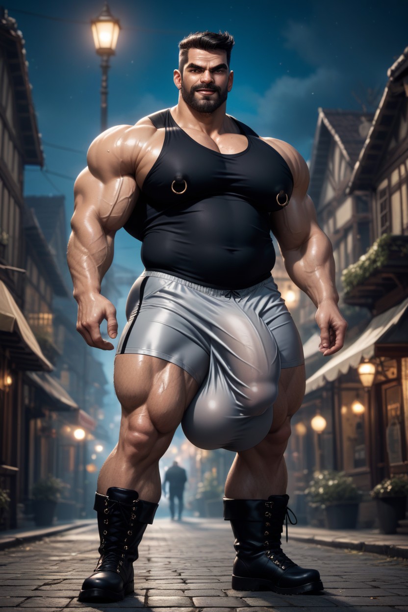 Smug Look, Huge Veiny Cock Bulge, Night AI同性恋黄片