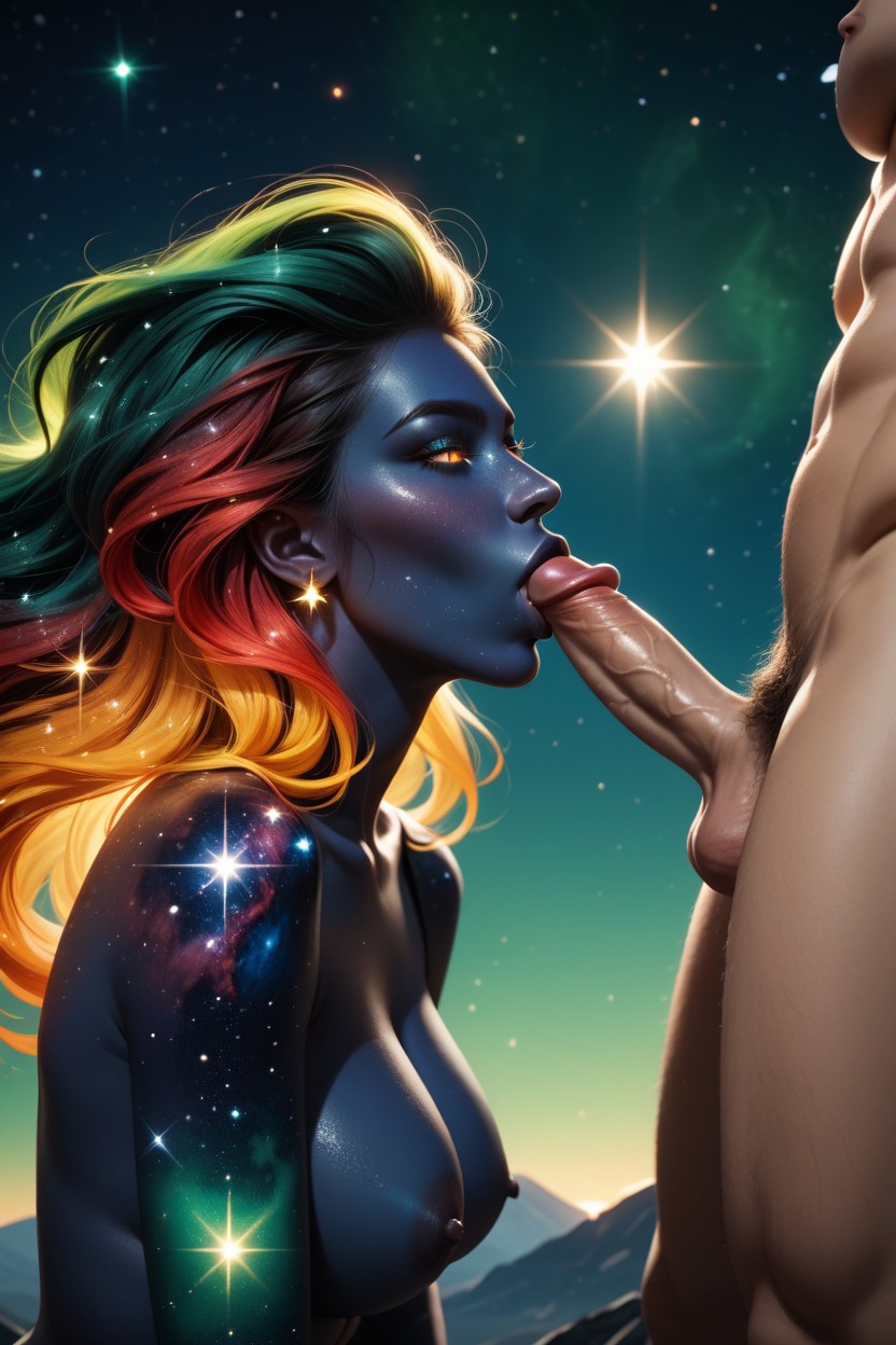 Large Perfect Natural Breasts, New York, Galaxy Skin 헨타이 AI 포르노
