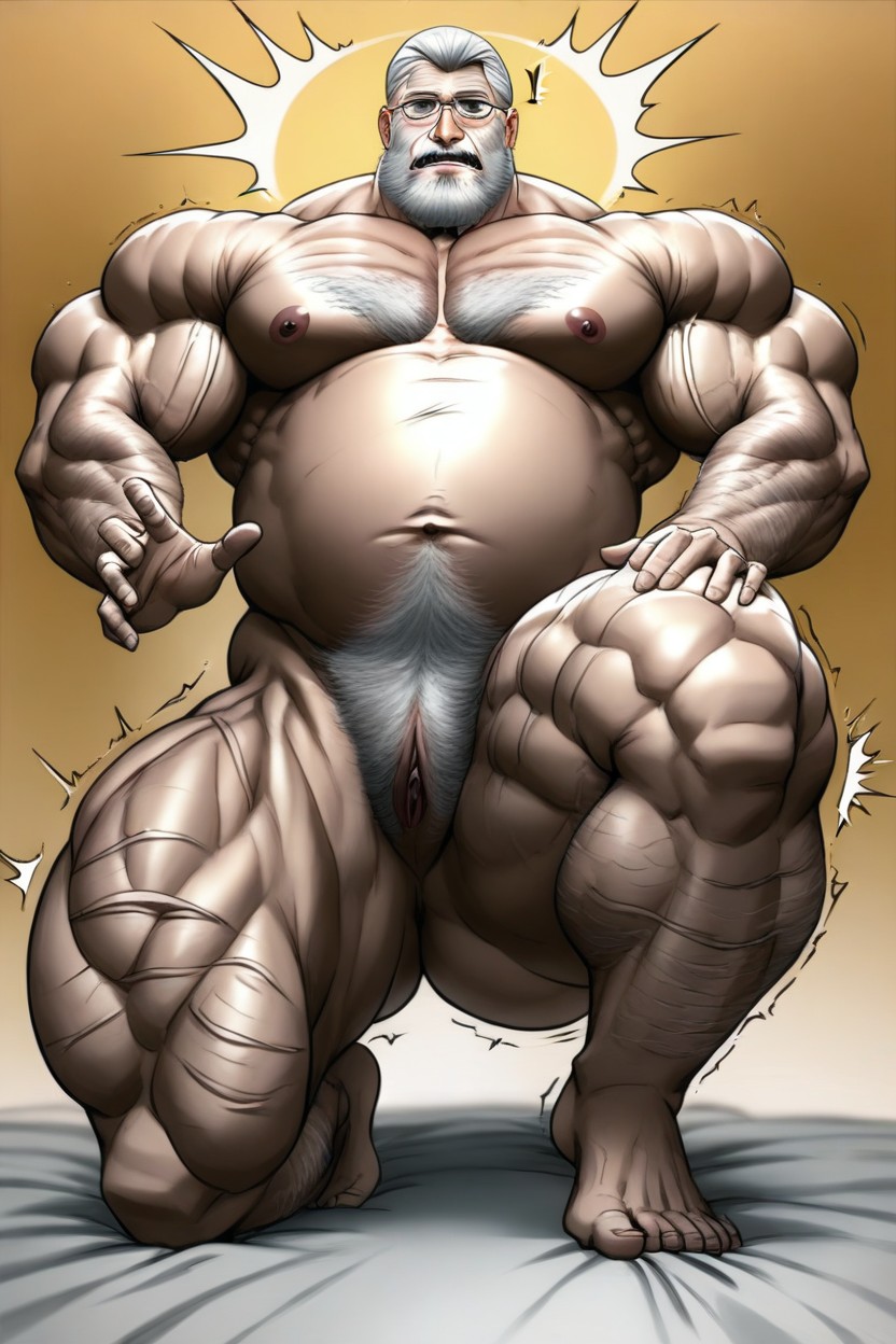 Male Slit, Extremely Large Ass, Clitoris AI Gay Porn