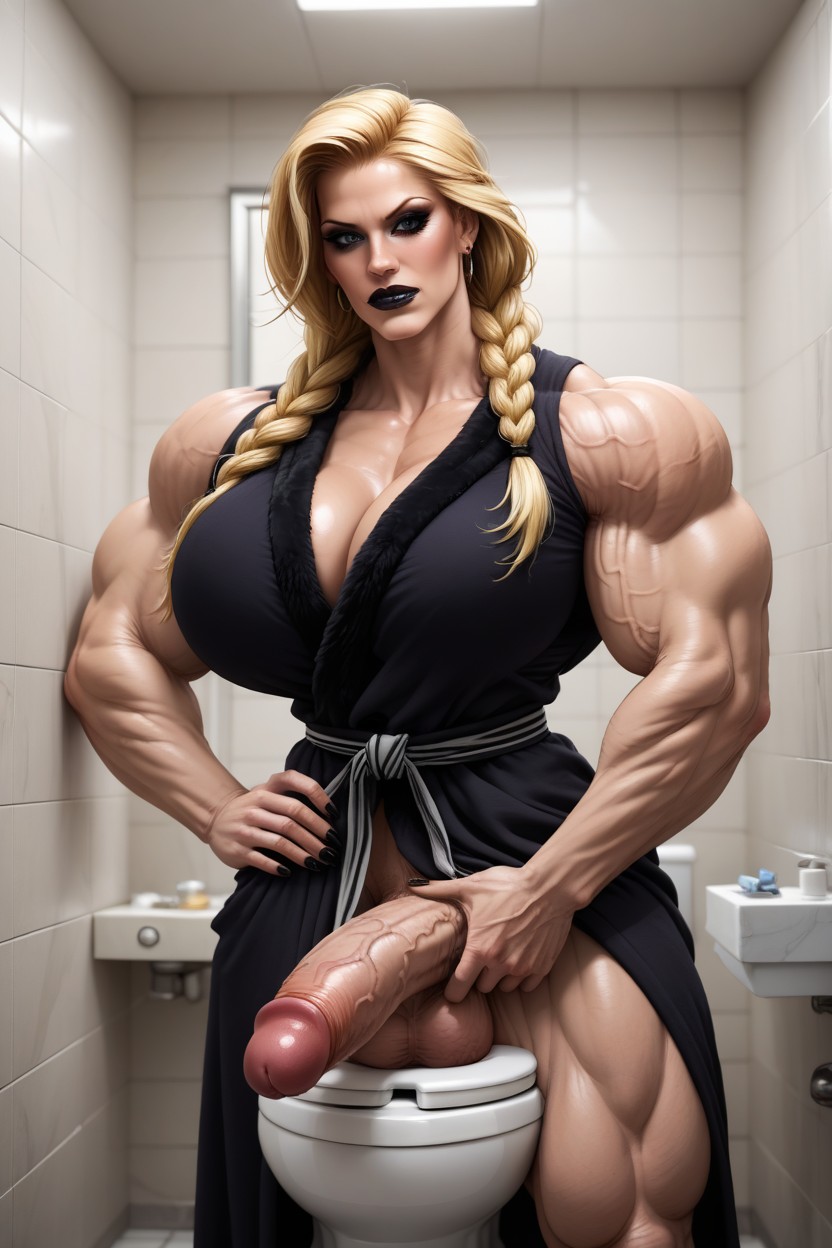 Huge Biceps, Thick Dick, Giga Muscle AI Porn