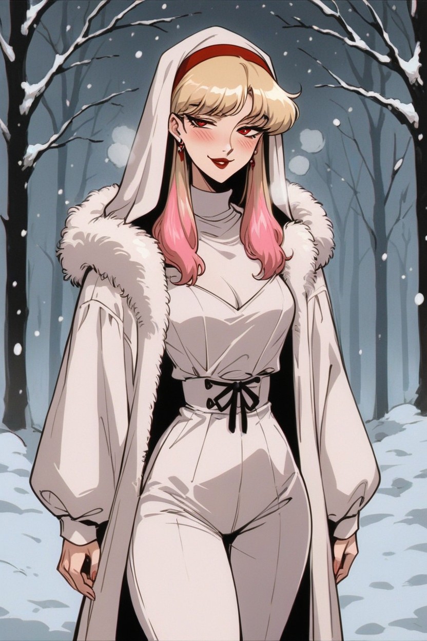 Snow, White Woman, Thick Thighs Hentai AI Porn