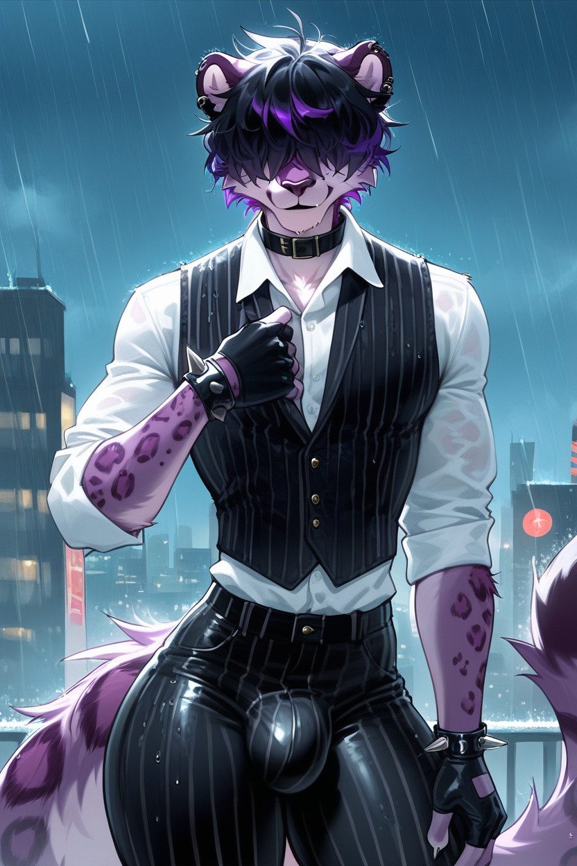 Féminin, Spotted Fur, Gay Porno IA Furry