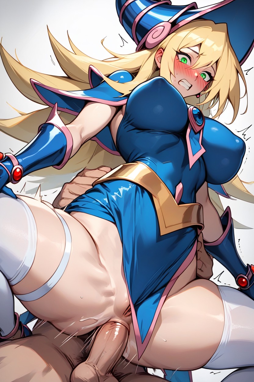 Wasp Waist, Thigh Straps Support Butt Lifted, Ultra Detailed Hentai AI Porn