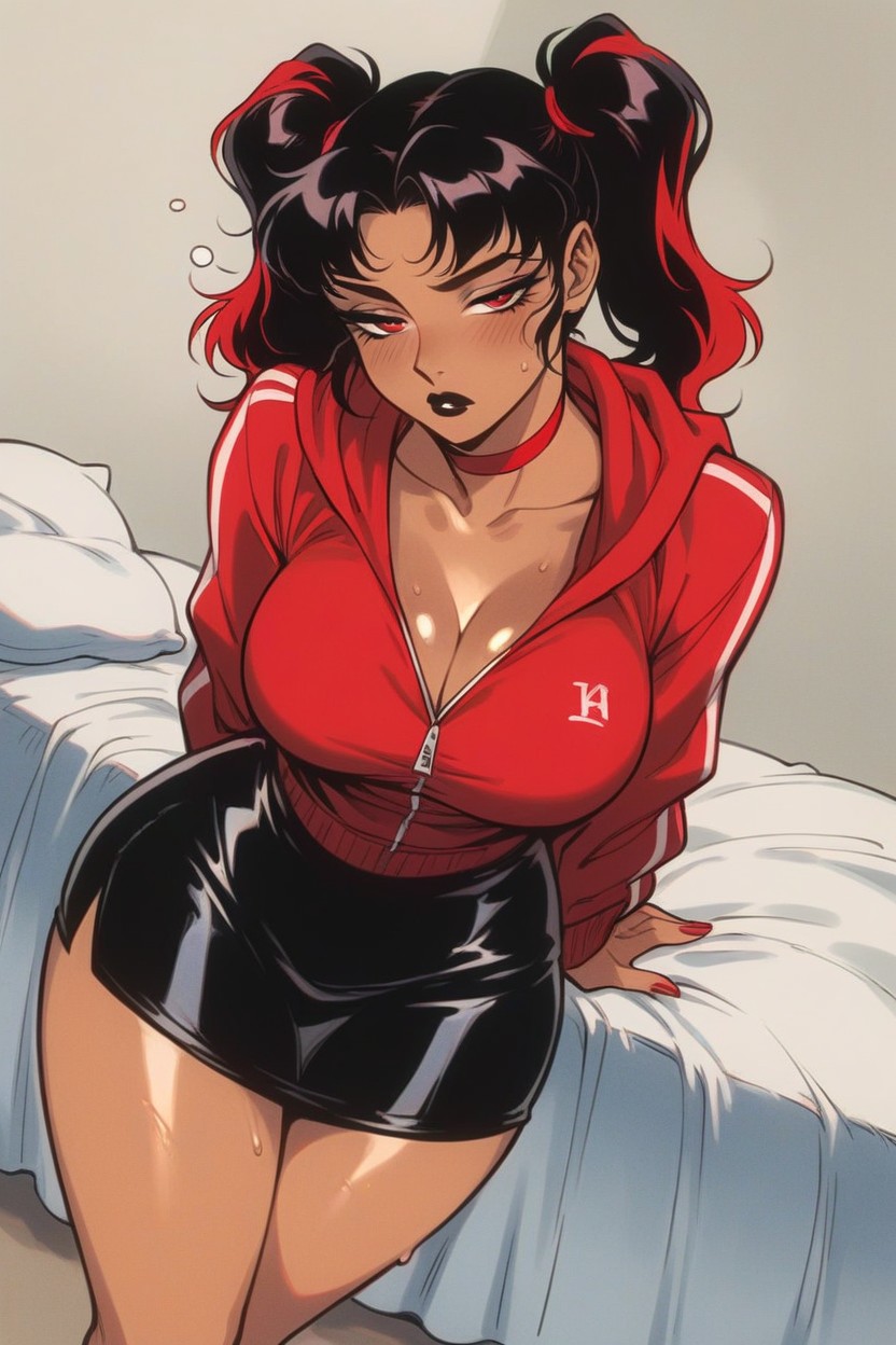 Anime Style, Cleavage, Sleepy Eyes Hentai AI Porn